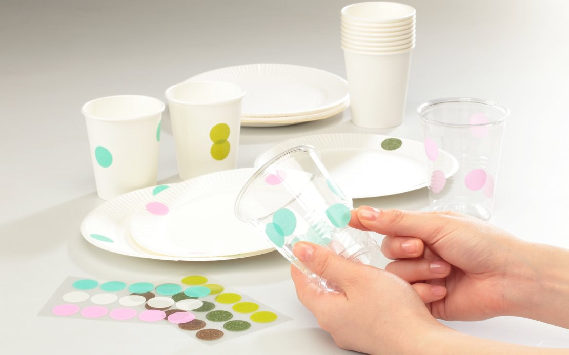 Stalogy Circular Masking Tape Patches Shuffle
