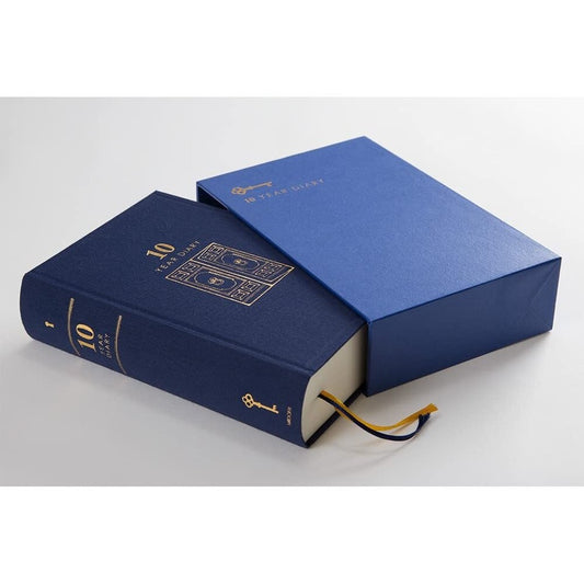 Midori 10-Year Diary Gate Navy