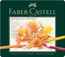 Load image into Gallery viewer, Faber-Castell Polychromos Artists Colour Pencil Tin 24
