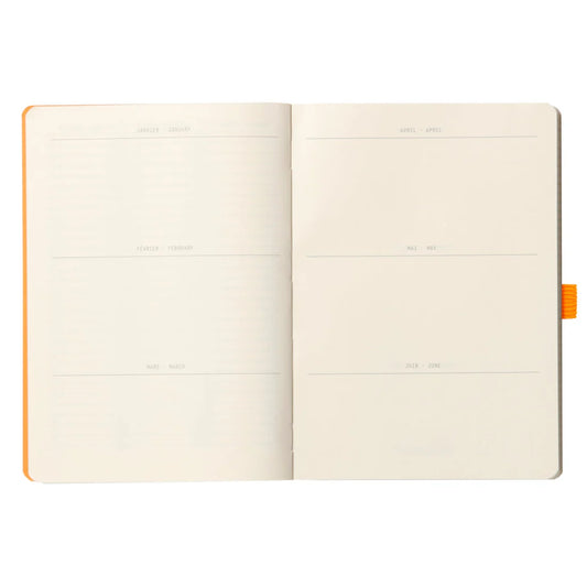 Rhodia Softcover Goalbook A5 Dotted Aqua
