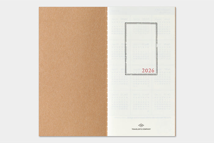 TRC Traveler's 2026 Refill Regular Monthly