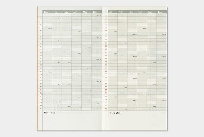TRC Traveler's 2026 Refill Regular Monthly