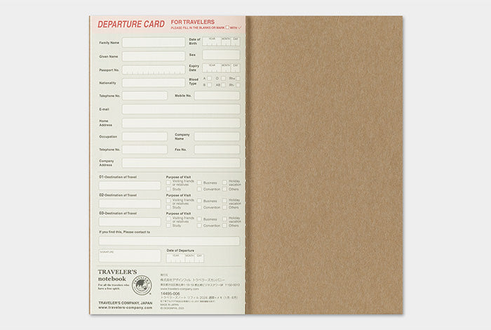 TRC Traveler's 2026 Refill Regular Weekly and Memo