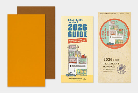 TRC TRAVELER’S notebook Diary 2026 Weekly Vertical Second Half