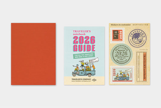 TRC Traveler's Notebook 2026 Refill Passport Monthly