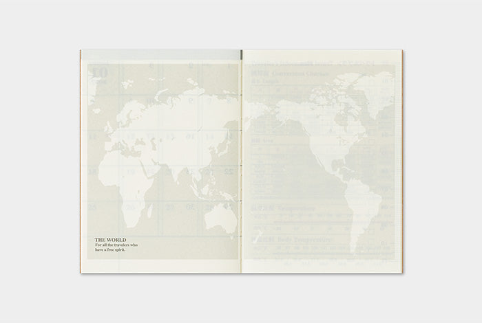 TRC Traveler's Notebook 2026 Refill Passport Monthly