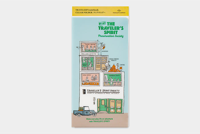TRC Traveler's Notebook 2026 Clear Folder Regular