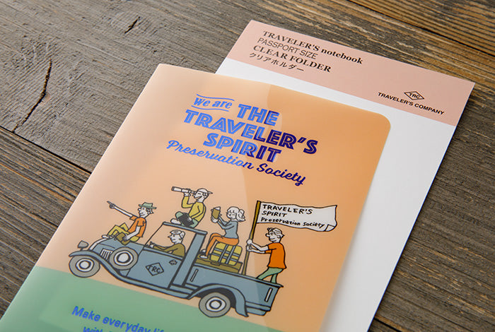 TRC Traveler's Notebook 2026 Clear Folder Passport