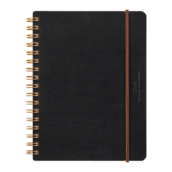 Midori World Meister Grain Notebook B6 Black