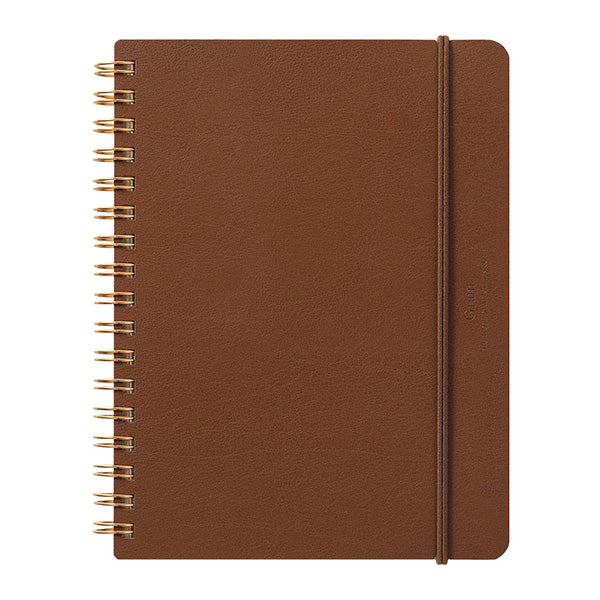 Midori World Meister Grain Notebook B6 Brown
