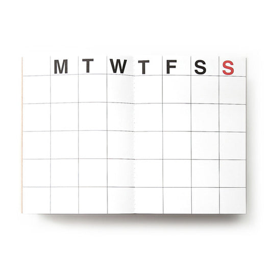 JStory Monthly Planner Large Kraft/Black