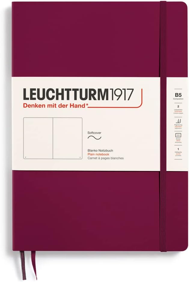 Leuchtturm Notebook Composition B5 Softcover Blank