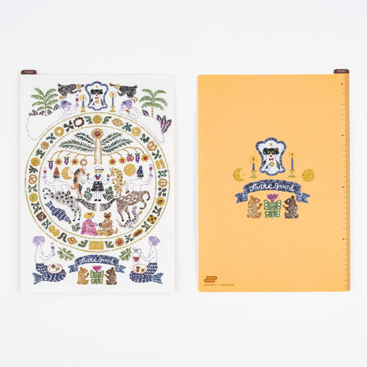 Hobonichi Accessories iyo okumi: Hobonichi Pencil Board for A5 Size (Happy Tea Time - Taste Good)