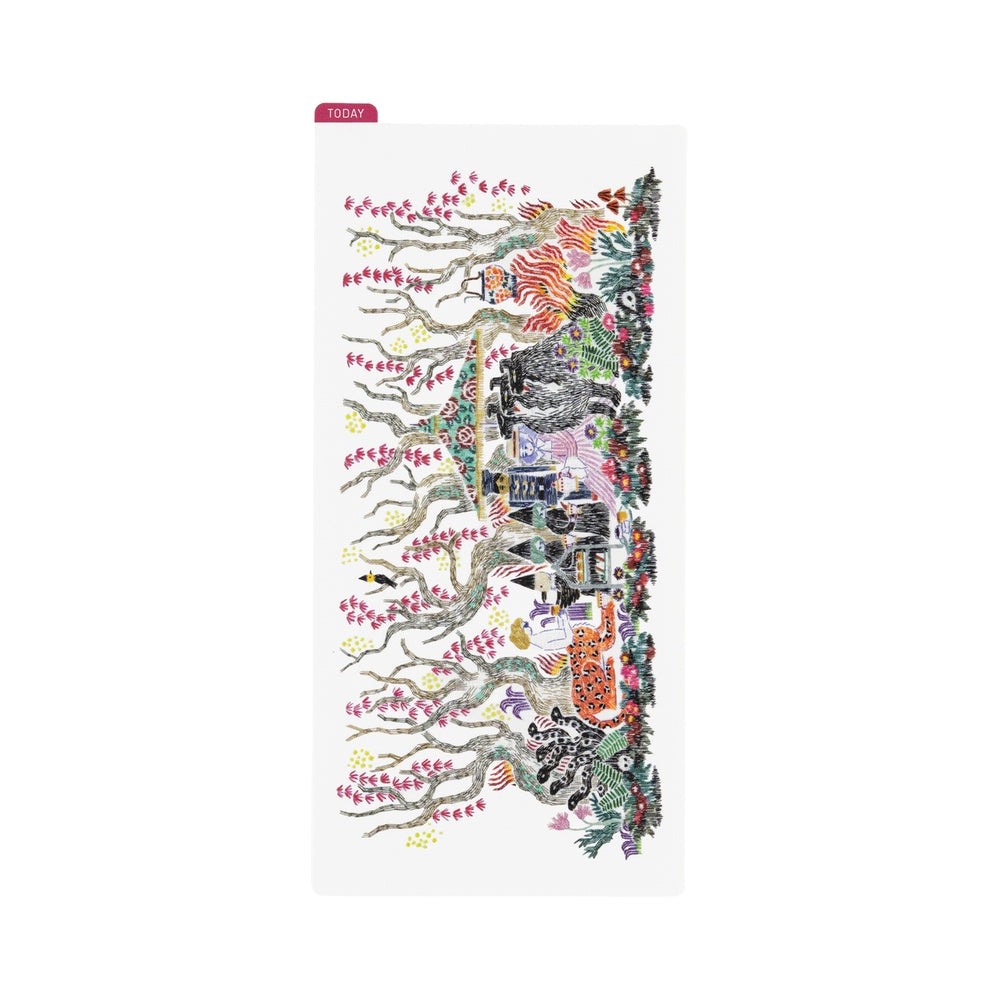 Hobonichi Accessories iyo okumi: Hobonichi Pencil Board for Weeks (Happy Tea Time - Group Party)