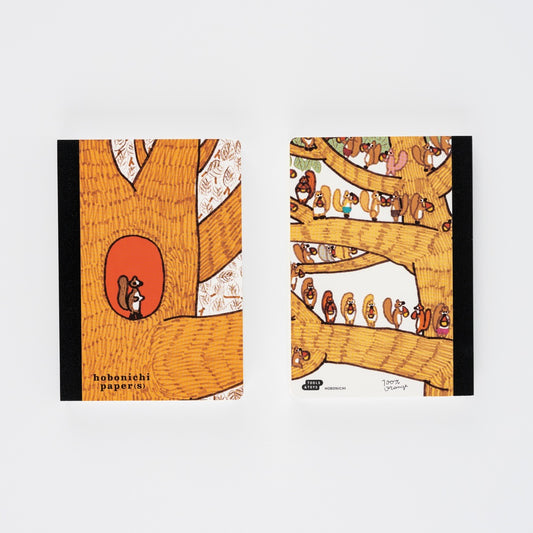 Hobonichi Accessories 100%ORANGE: Hobonichi Paper(s) - Squirrel Appears