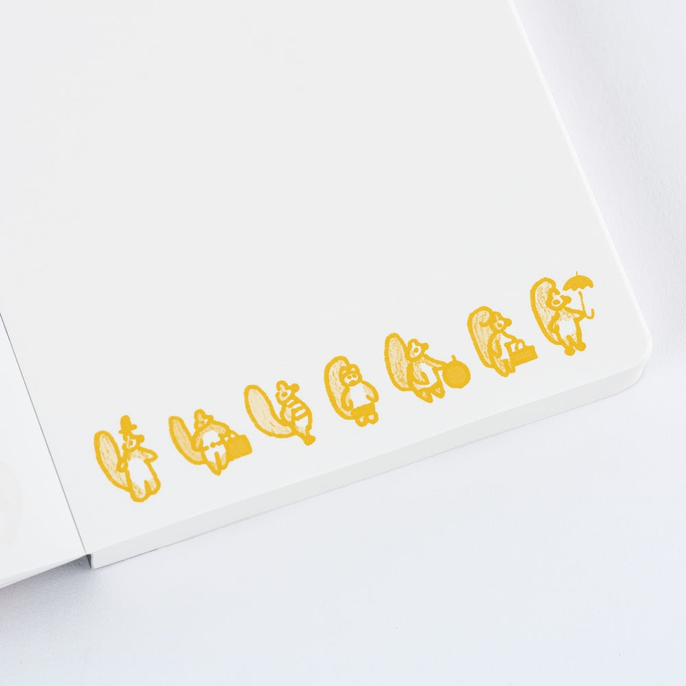 Hobonichi Accessories 100%ORANGE: Hobonichi Paper(s) - Squirrel Appears