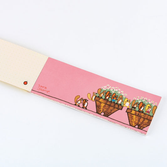 Hobonichi Accessories 100%ORANGE Letter Set - Squirrel’s Moving Day
