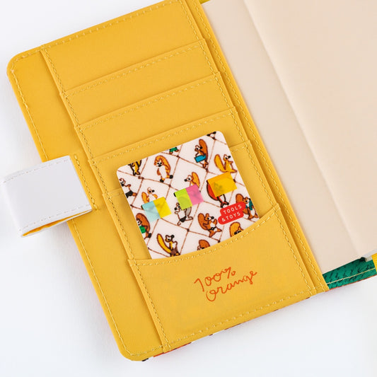 Hobonichi Accessories 100%ORANGE Translucent Sticky Notes - Taking a Break
