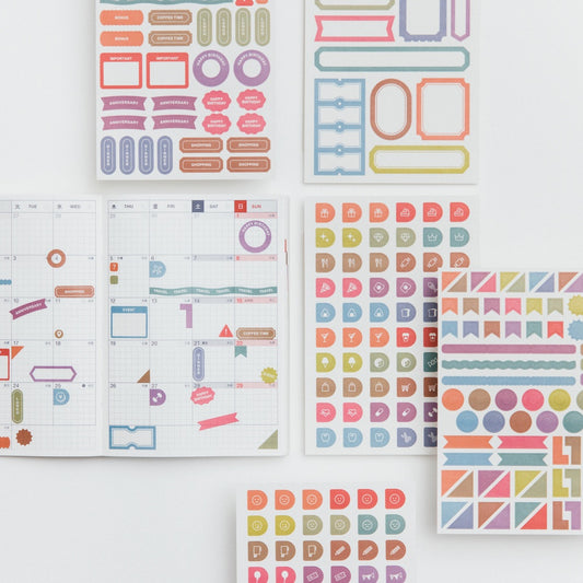 Hobonichi Accessories TSUKI no IRO: Sticker Set (Schedule)
