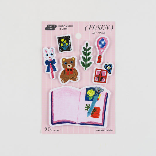 Hobonichi Accessories Sticky Note Tabs Yumi Kitagishi My Room