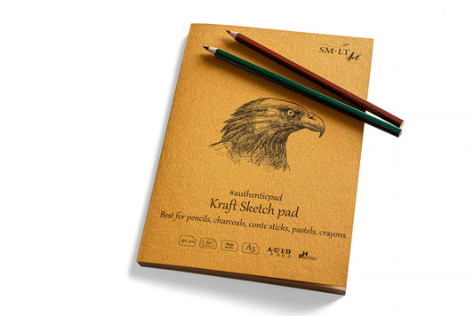 SMLT ART Sketch Pad Authentic Kraft A5
