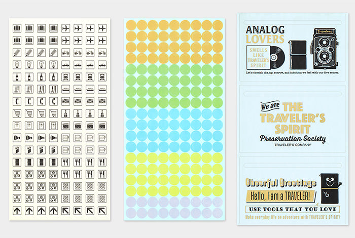 TRC Traveler's Notebook 2026 Customized Sticker Set Regular