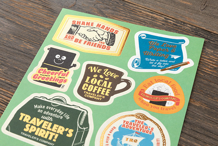 TRC Traveler's Notebook 2026 Customized Sticker Set Regular