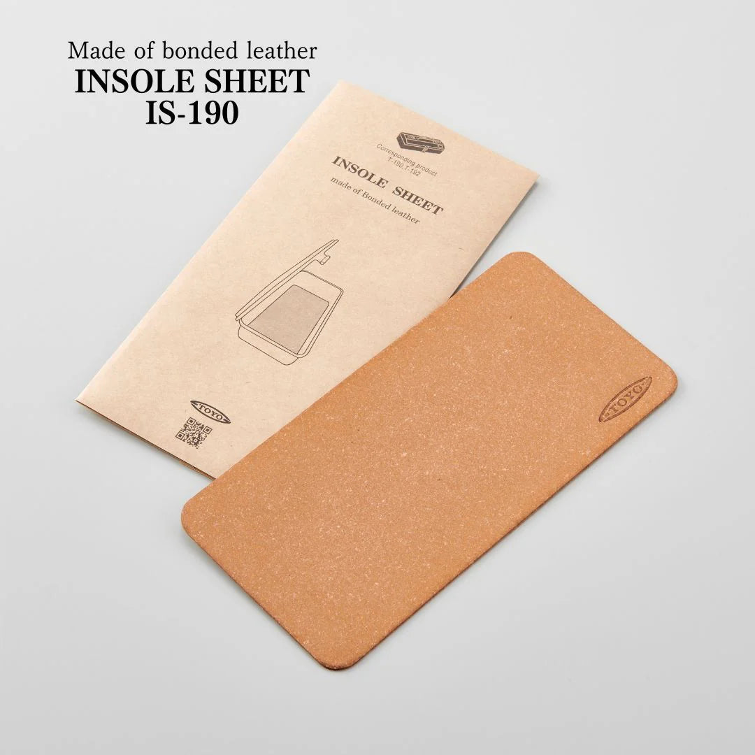 Toyo IS-190 Series Bonded Leather Insole Sheet Natural