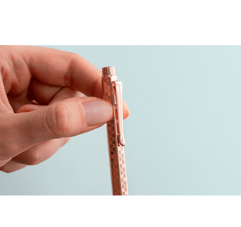 Caran D’Ache Ecridor Damier Rose Ballpoint Pen