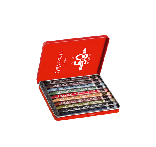 Caran D’Ache NEOCOLOR™ II Aquarelle Pastels 50 Years Dark 10