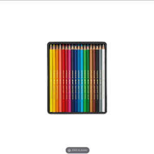 Caran D’Ache Colour Pencils Swisscolor Aquarelle tin of 18