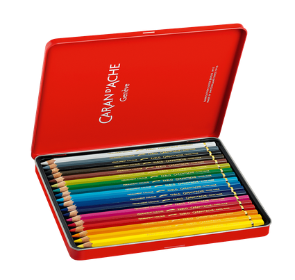 Caran D'Ache Colour Pencils Pablo tin of 12