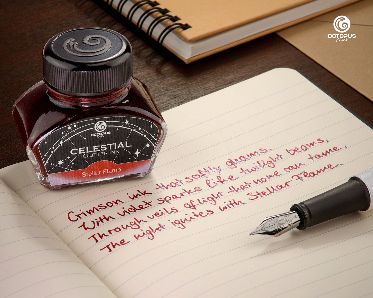 Octopus Ink Celestial Glitter 30ml Bottle