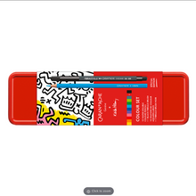 Load image into Gallery viewer, Caran D&#39;Ache Keith Haring 10 Colour Pencil Set
