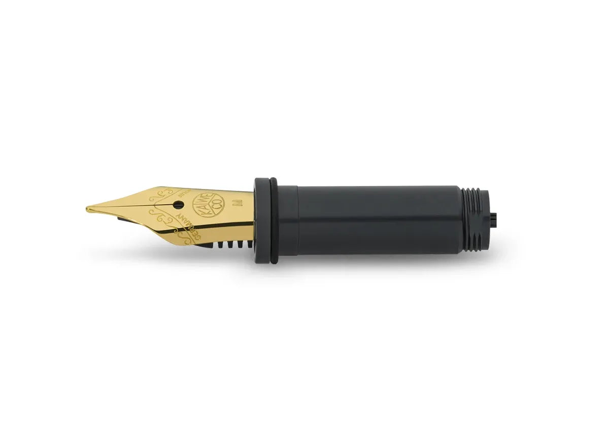 Kaweco Steel Nib gold plated 190 with thread for Piston Filler