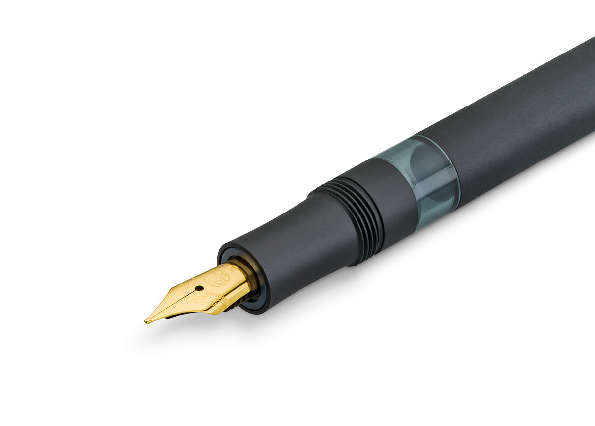 Kaweco Piston Sport AL Black/Gold Fountain Pen