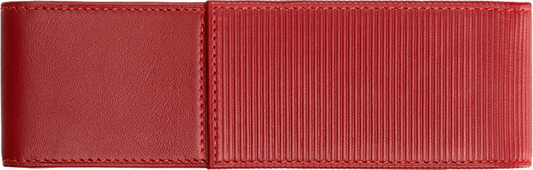 Lamy Leather Double Pen Case, Red