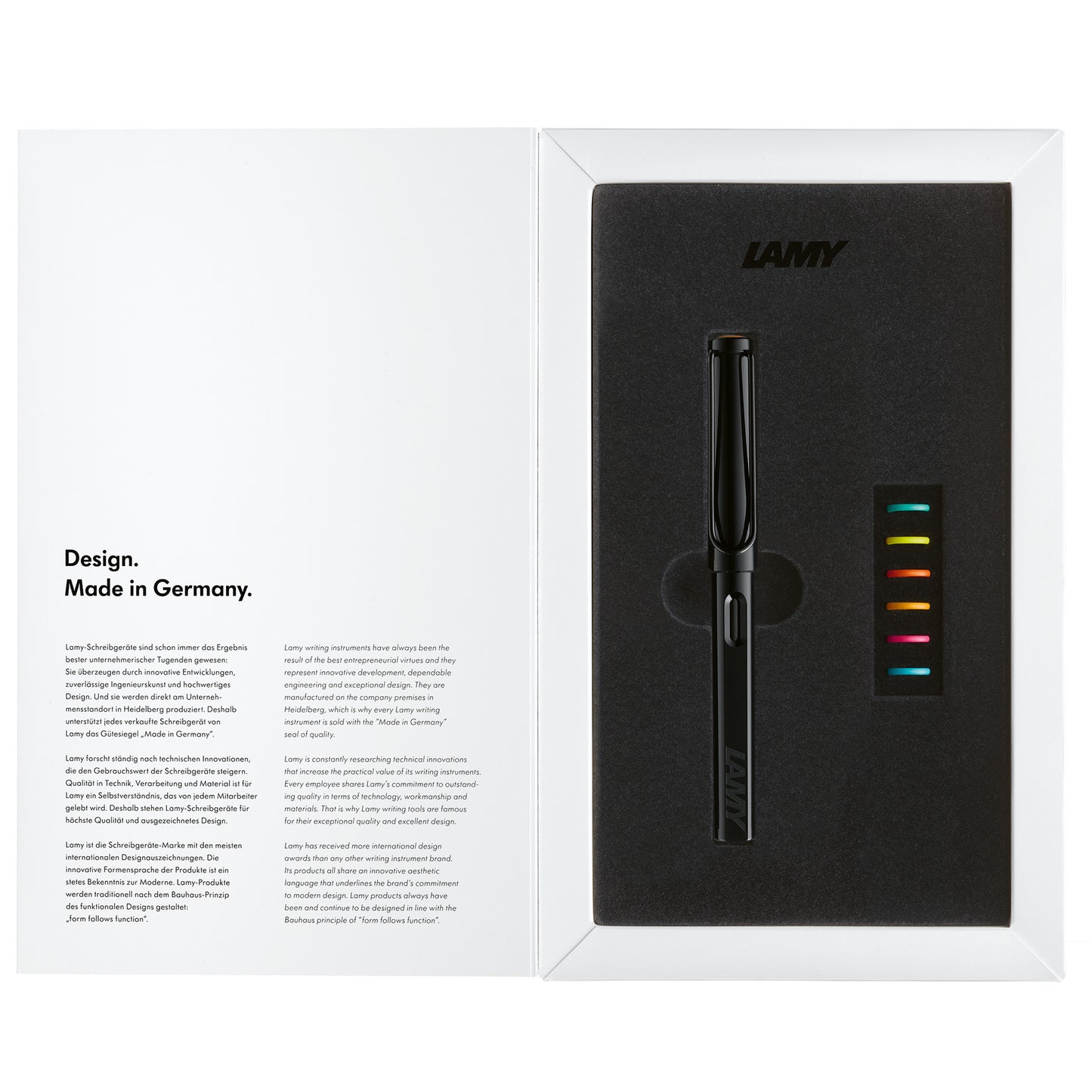 Lamy Safari Fountain Pen Multi Rings Set