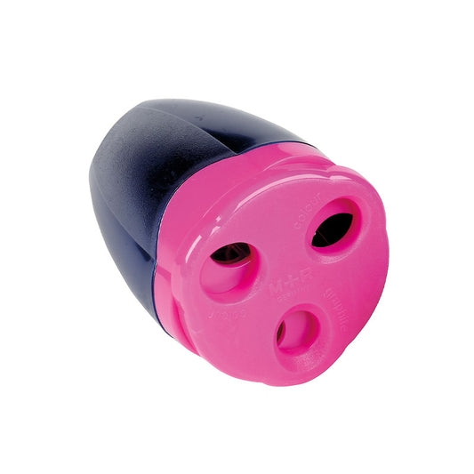 M+R Spaceship, container sharpener, triple, with twist cap, assorted colours
