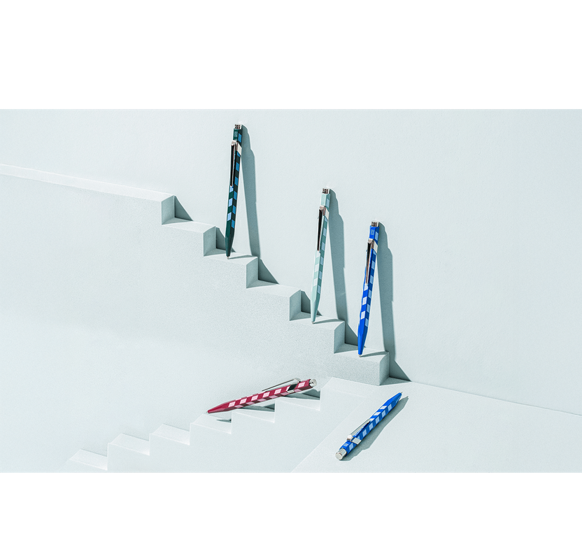 Caran d'Ache 849 Mechanical Pencil Mosaic Royal Blue