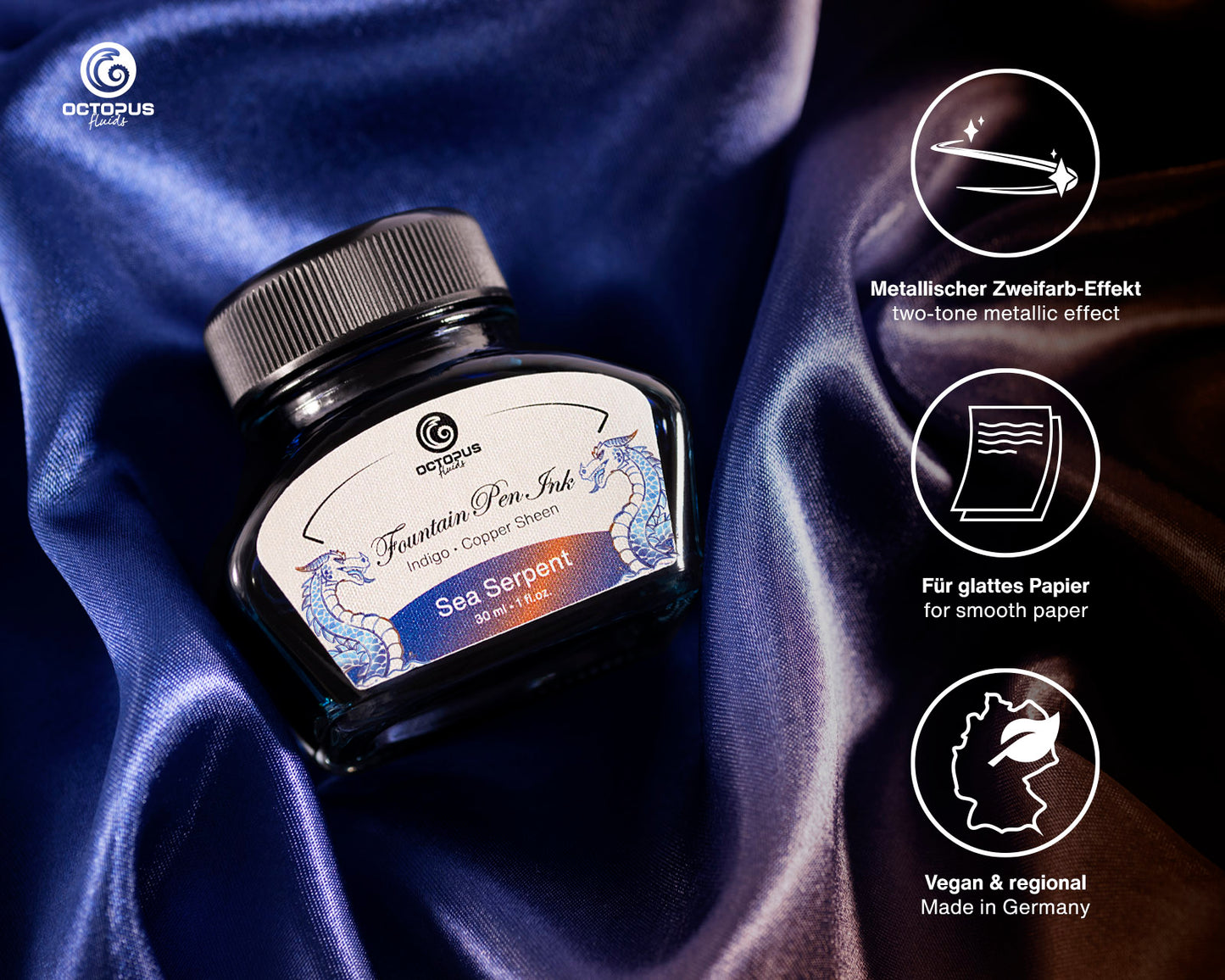Octopus Ink Fluid Sheen 30ml Bottle