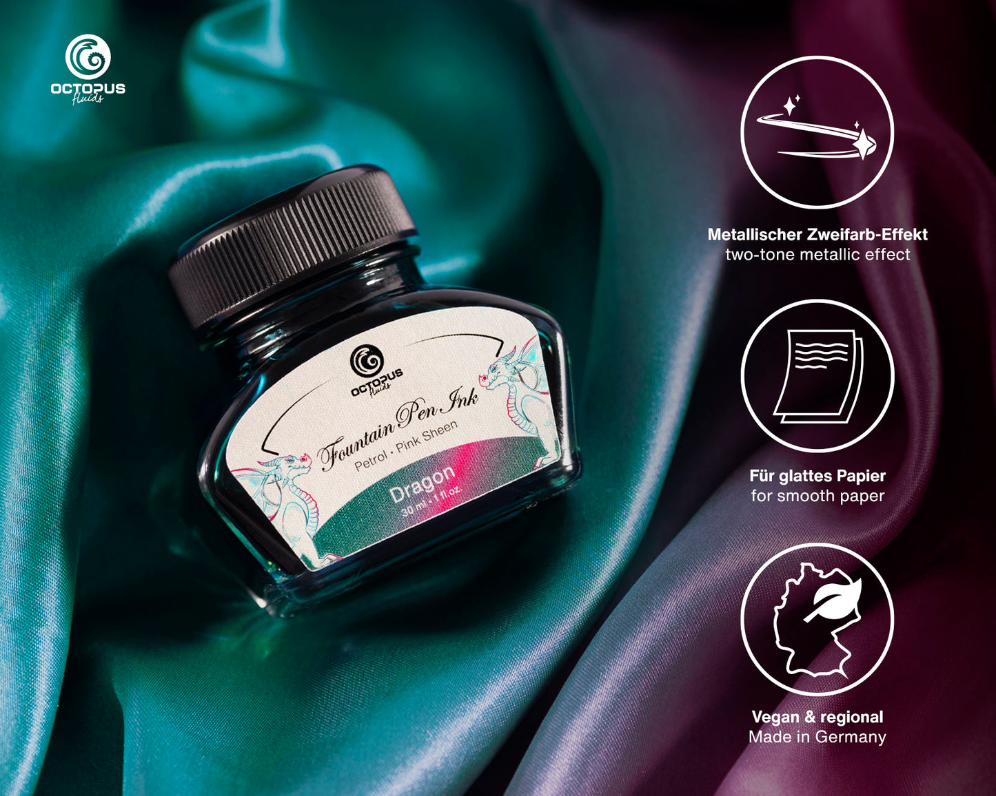 Octopus Ink Fluid Sheen 30ml Bottle