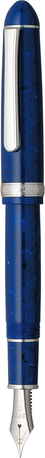 Platinum Century 3776 Celluloid Fountain Pen Midnight Ocean M