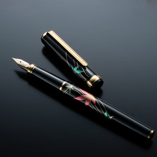 Platinum Vikoh Fountain Pen Kanazawa G.L. Autumn Leaves 18K F