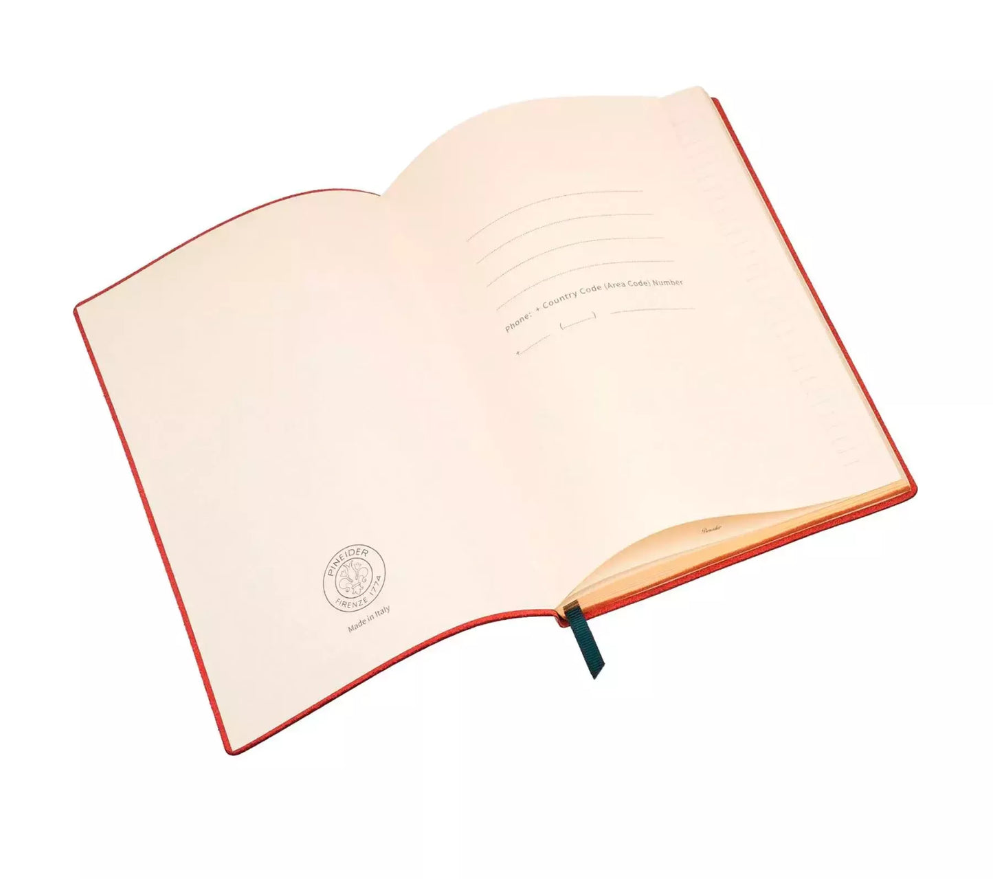 Pineider Milano Notebook Leather 80G. (A5) 14.5x21cm
