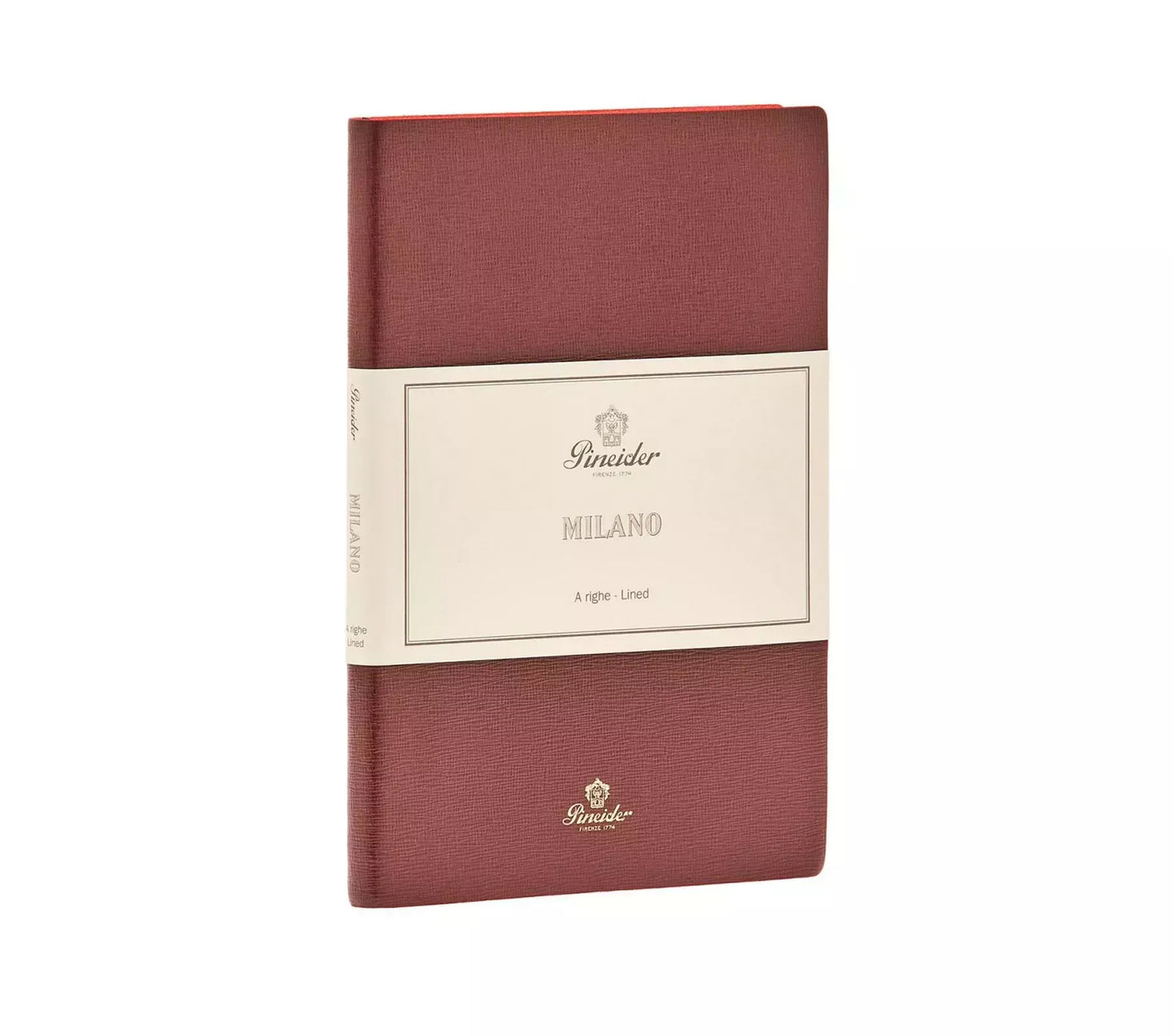 Pineider Milano Notebook Leather 80G. (A5) 14.5x21cm