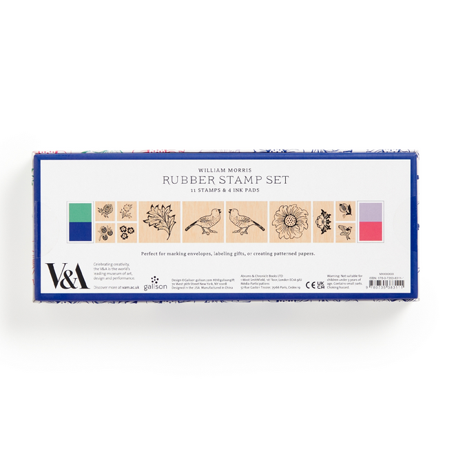 Galison William Morris Stamps Set