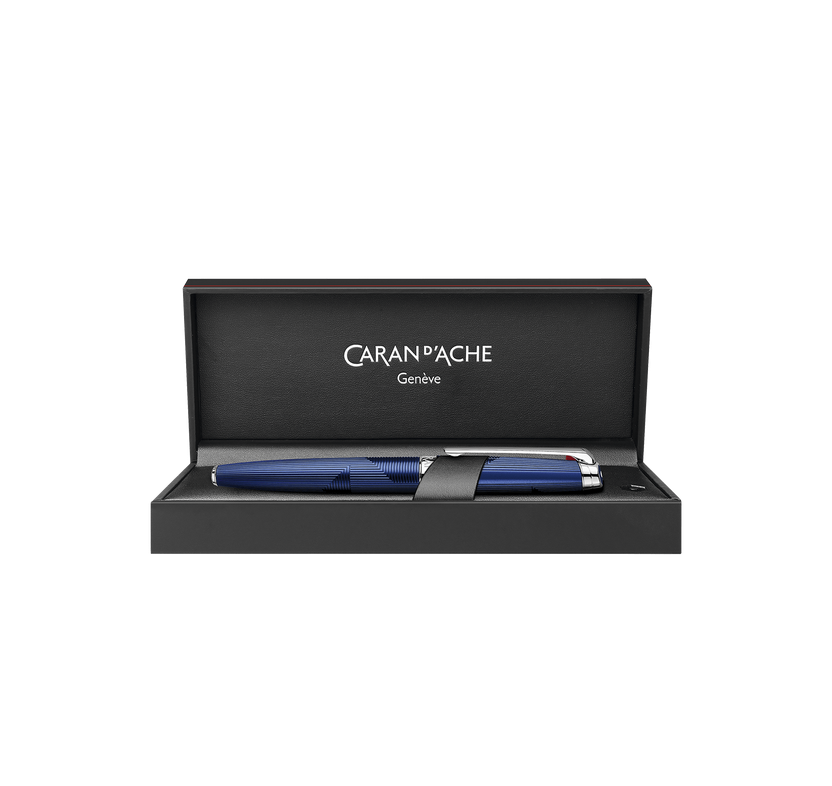 Caran d'Ache Leman Bleu Marin Rollerball Pen (C)