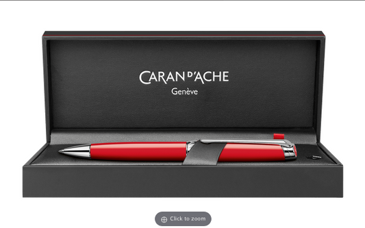 Caran D’Ache Leman Ballpoint Pen Red