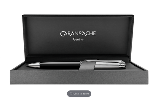 Caran D’Ache Leman Bicolor Black Ballpoint Pen